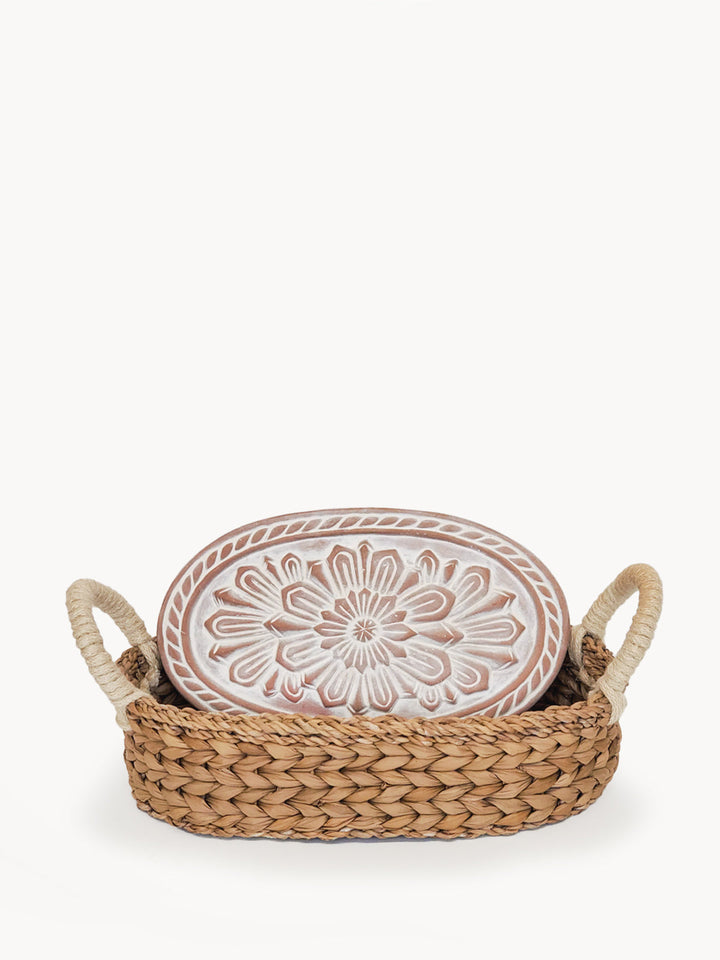 Bread Warmer & Basket - Flower by KORISSA