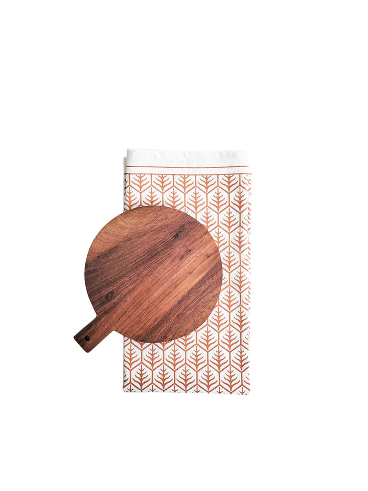 Wooden Round Serving Board Gift Set by KORISSA