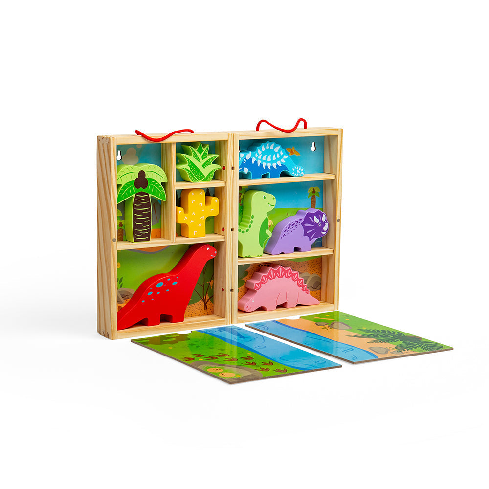 Dinosaur Animal Playbox by Bigjigs Toys US