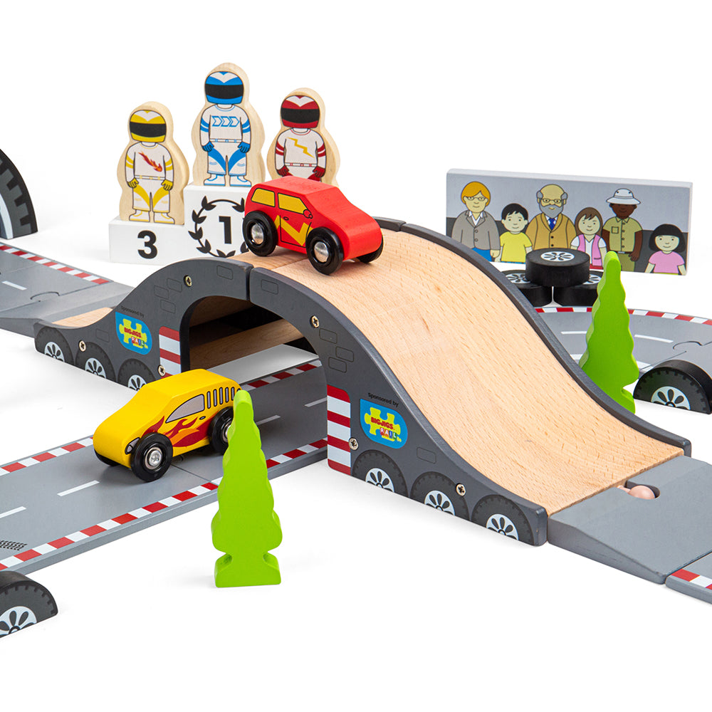 Roadway Race Day by Bigjigs Toys US