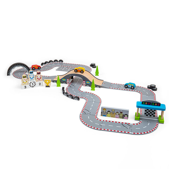 Roadway Race Day by Bigjigs Toys US