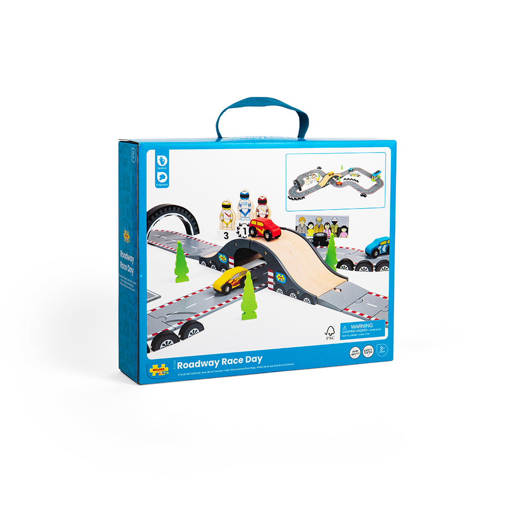 Roadway Race Day by Bigjigs Toys US