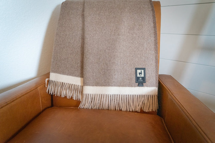 Royal Baby Alpaca Wool Throw Blanket by Alpaca Threadz