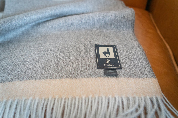 Royal Baby Alpaca Wool Throw Blanket by Alpaca Threadz