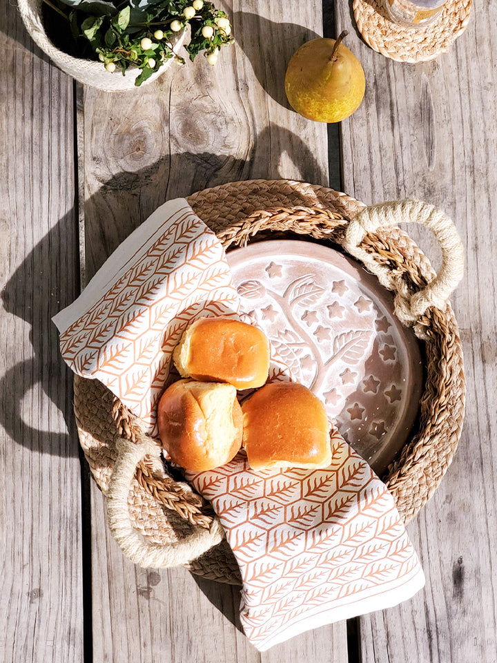 Bread Warmer & Basket Gift Set with Tea Towel - Owl Round by KORISSA