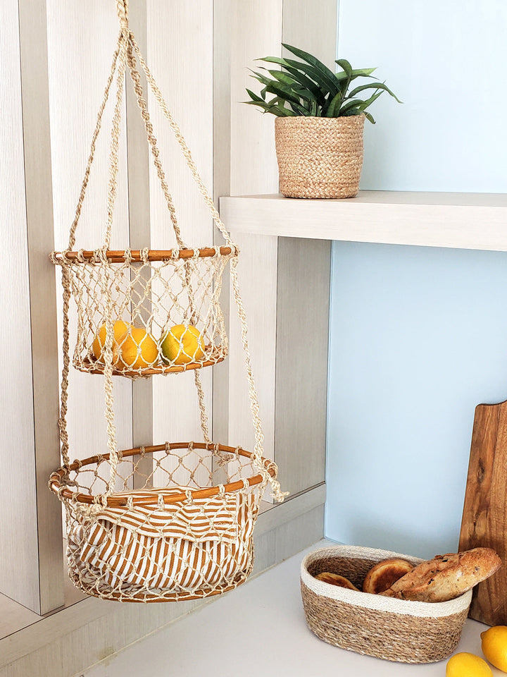 Jhuri Double Hanging Basket by KORISSA