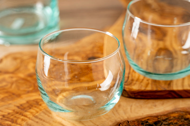 Moroccan Stemless Goblet - Set of 4 by Verve Culture