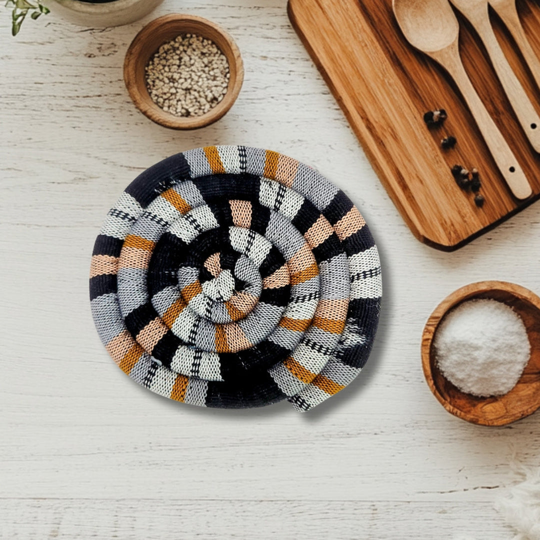 Medium Spiral Spiced Trivet by Upavim Crafts