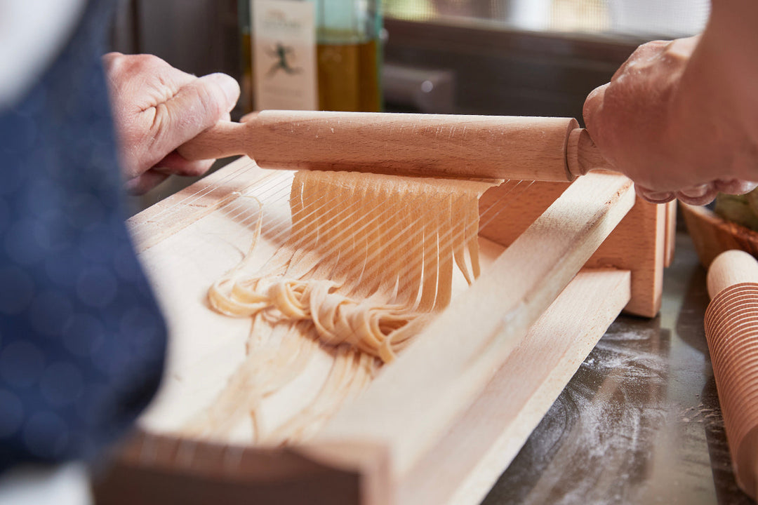 Italian Pasta Chitarra with Rolling Pin - Small by Verve Culture