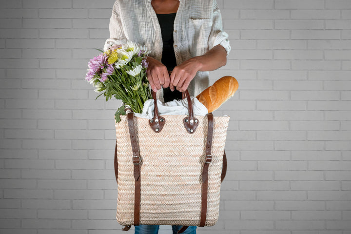 Moroccan Shopping Basket Backpack by Verve Culture
