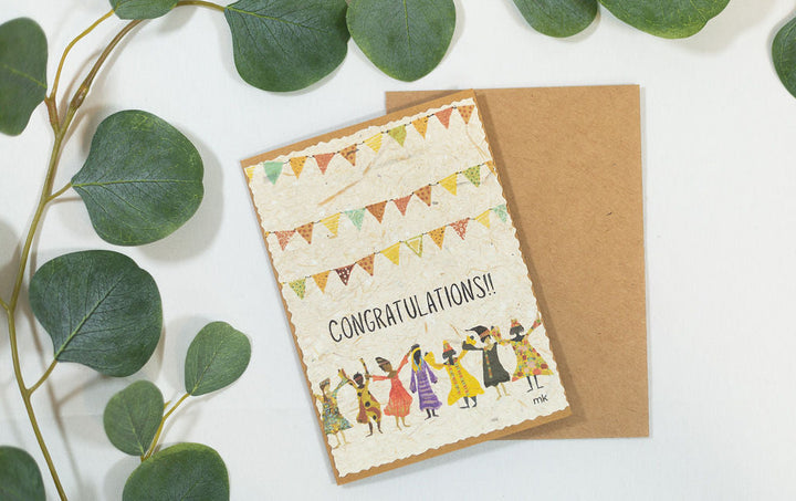 Banana Paper Congratulations Cards by 2nd Story Goods