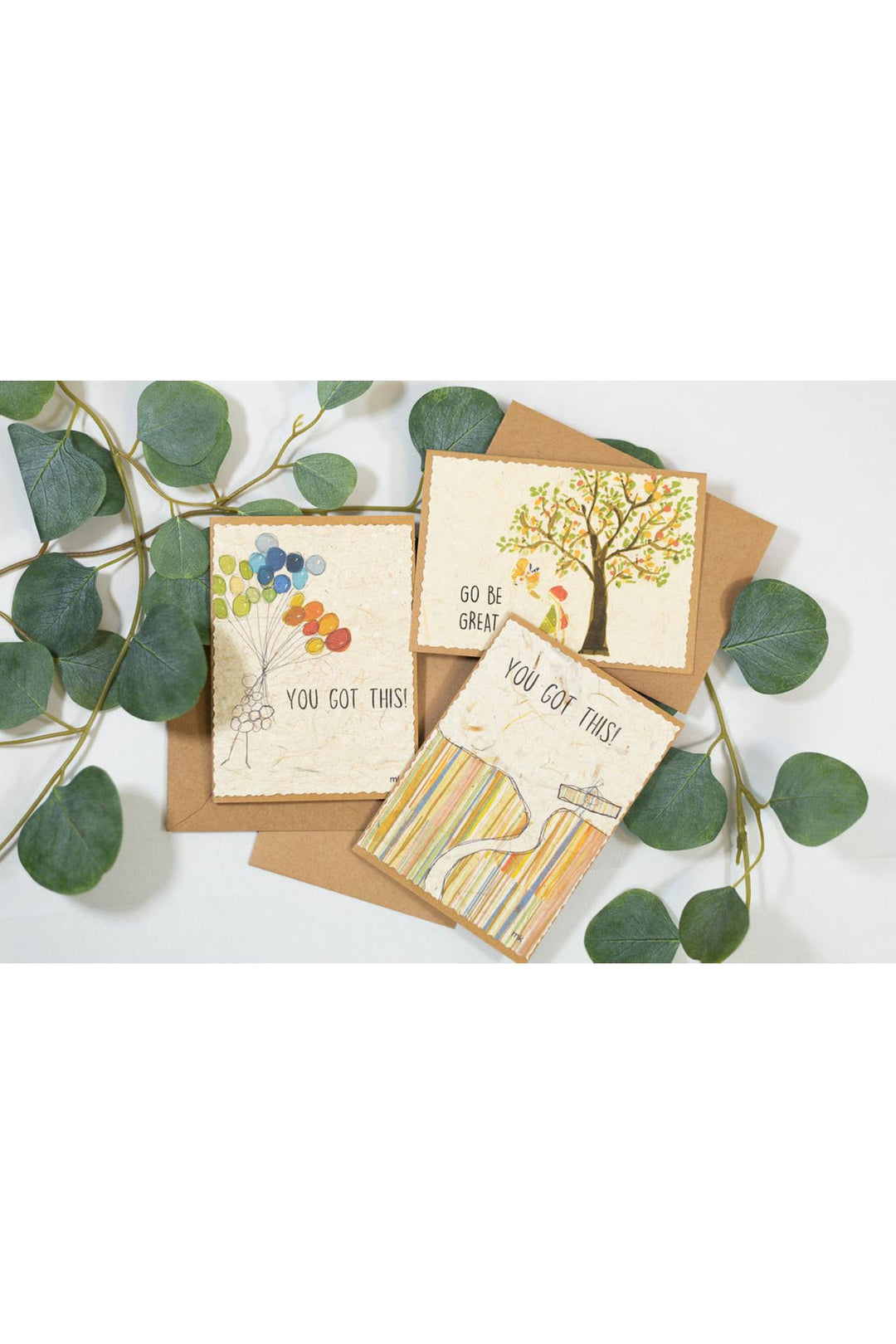 Banana Paper Encouragement Cards by 2nd Story Goods