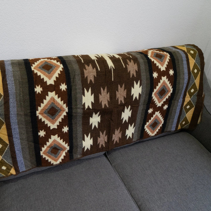 Andean Alpaca Wool Blanket - Mojave (Throw) by Alpaca Threadz