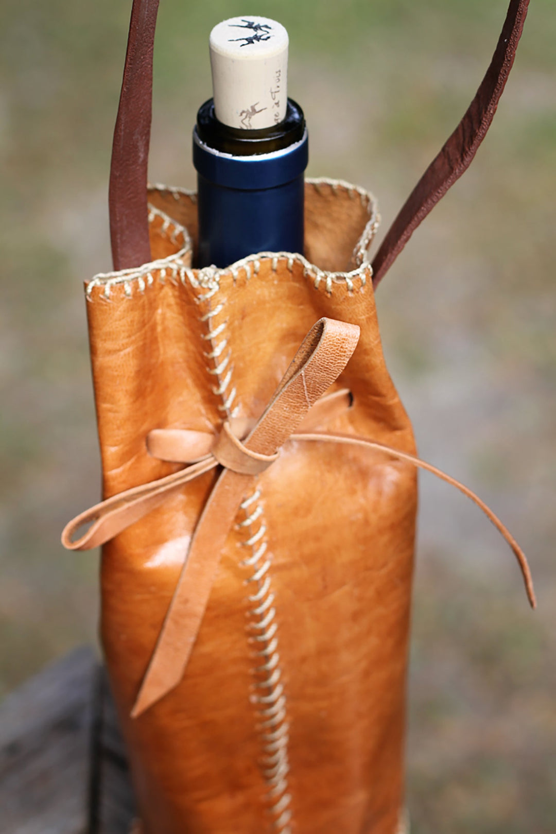 Leather Bottle Holder by 2nd Story Goods