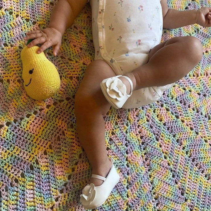 Organic Baby Toys, Food Rattle | Pear by Estella