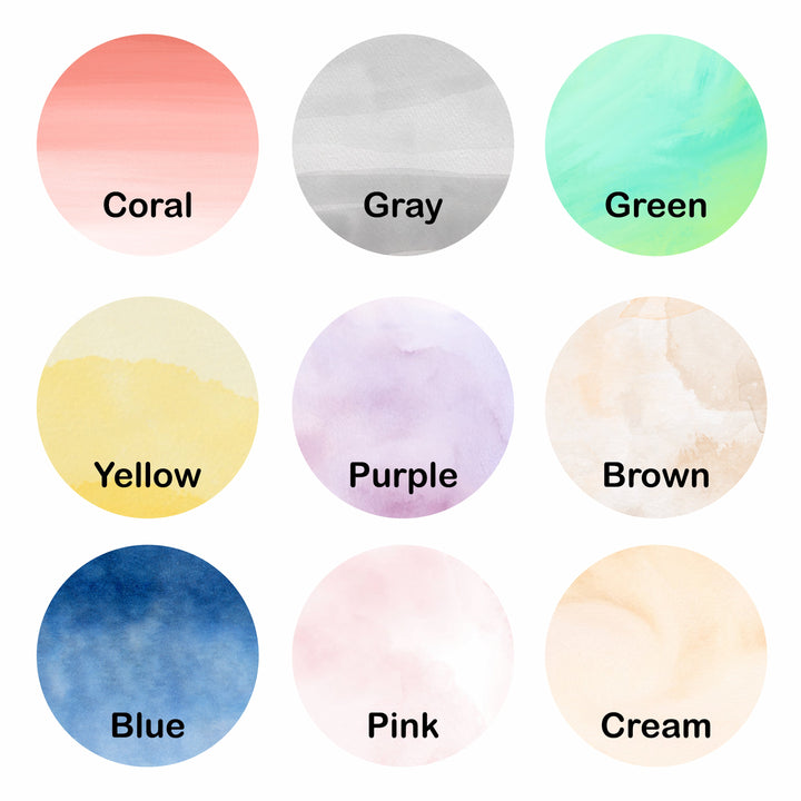 Watercolor Circle Decal