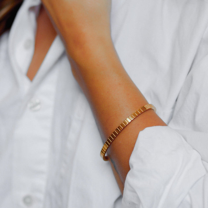 Ribbed Cuff Bracelet